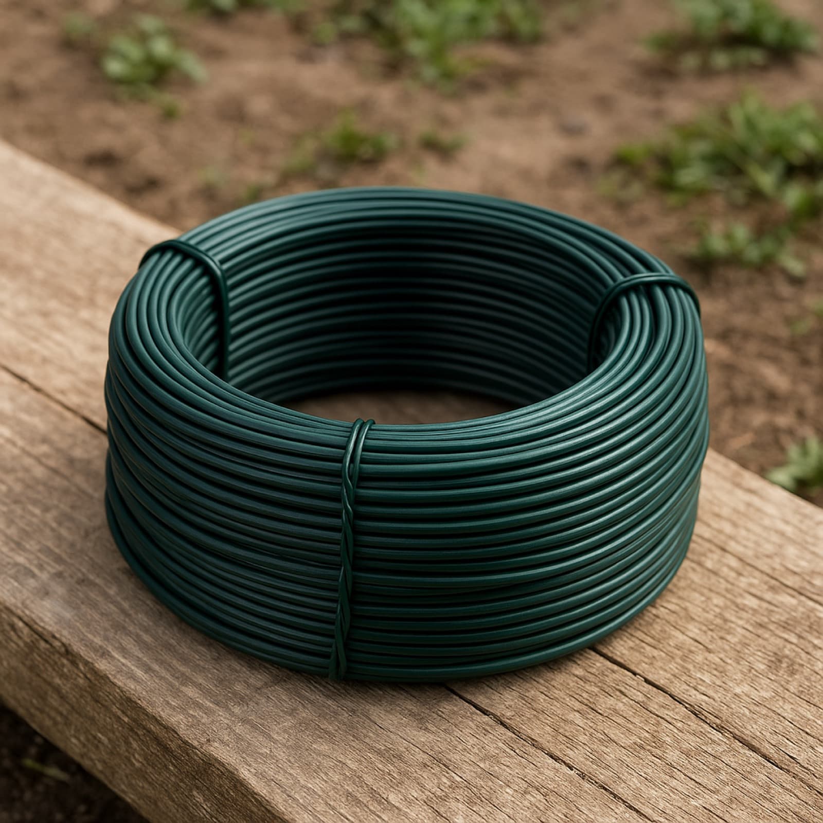 PVC-Coated Steel Wire (0.50–6.00 mm) for Mesh, Fencing, Gabions and Binding