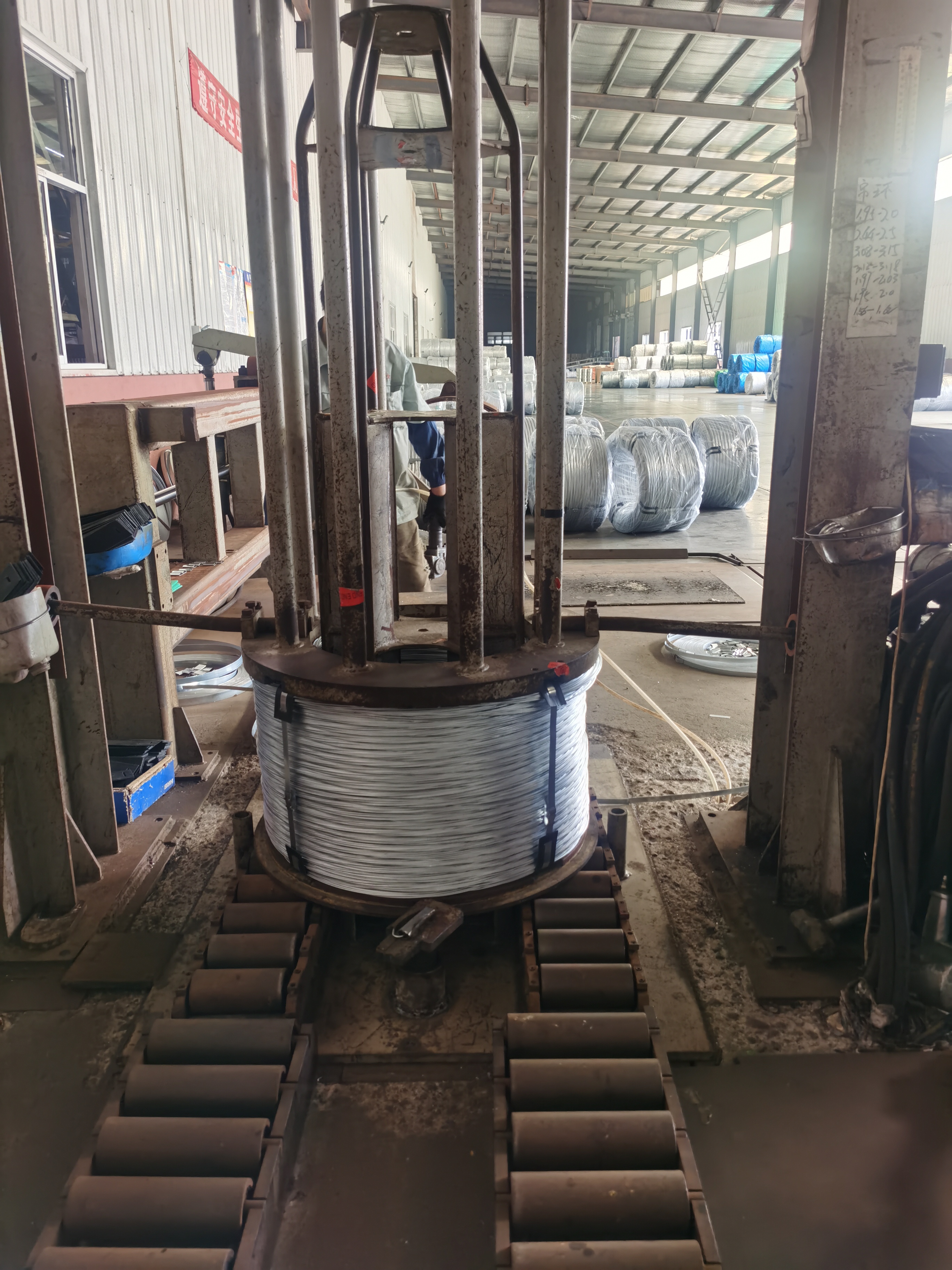 Take-up Rollers & Exit Area